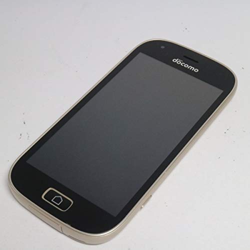 docomo らくらくスマートフォン me F-03K ゴールド(中古品)