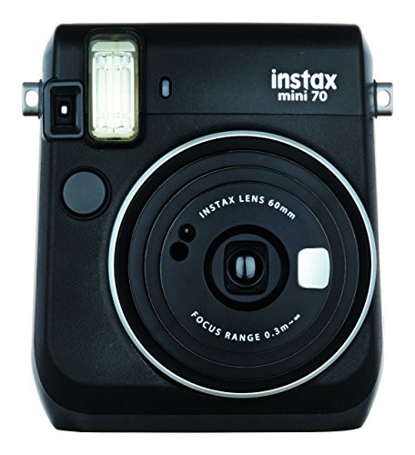 FUJIFILM インスタントカメラ チェキ instax mini 70 ブラック INS MINI 70(中古品)の通販は