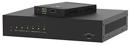 Monoprice Blackbird HDBaseT 1x4 スプリッターエクステンダー ブラック 10(中古品)