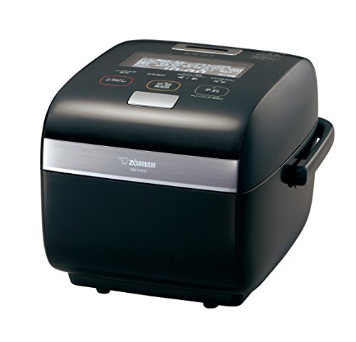 「非常に良い」象印 炊飯器 5.5合 圧力IH式 炎舞炊き プライムブラック NW-KA10AM-BZ(中古品)