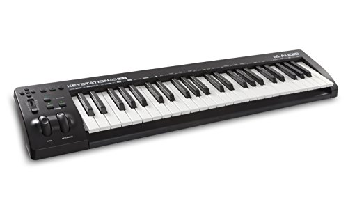 「非常に良い」M-Audio USB MIDIキーボード 49鍵 ピアノ音源ソフト付属 Keystation49 III(中古品)