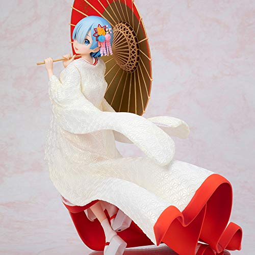 「未使用品」Re：ゼロから始める異世界生活 レム -白無垢- 1/7 完成品フィギュア(中古品)