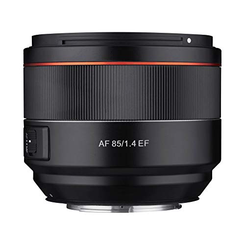 「未使用品」SAMYANG 単焦点望遠レンズ AF 85mm F1.4 EF キヤノンEF用 フルサイズ対応(中古品)