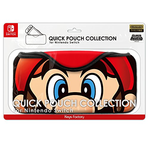 「未使用品」QUICK POUCH COLLECTION for Nintendo Switch (スーパーマリオ) マリオ(中古品)