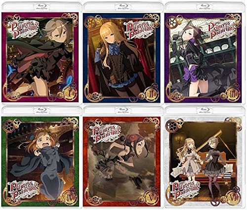 「未使用品」プリンセス・プリンシパル 特装限定版 [ブルーレイ全巻セット] 全6巻セット(中古品)
