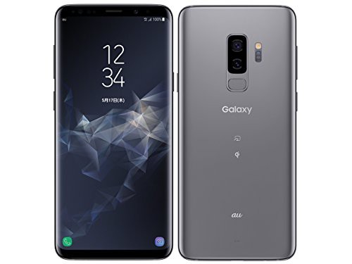 au SCV39 Galaxy S9+ Titanium Gray(中古品)