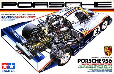 タミヤ 1/24 ポルシェ956 (1983年ル・マン優勝車) [24047](中古品)