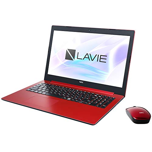 残量有 人気 NEC LAVIE ノートパソコン 赤✨大容量1TB✨WEBカメラ