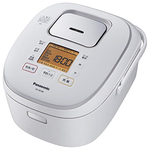 「非常に良い」パナソニック 炊飯器 5.5合 IH式 ホワイト SR-HB108-W(中古品)