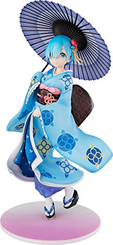 「非常に良い」Re:ゼロから始める異世界生活 レム 浮世絵Ver. 1/8スケール ABS&PVC製 塗装(中古品)