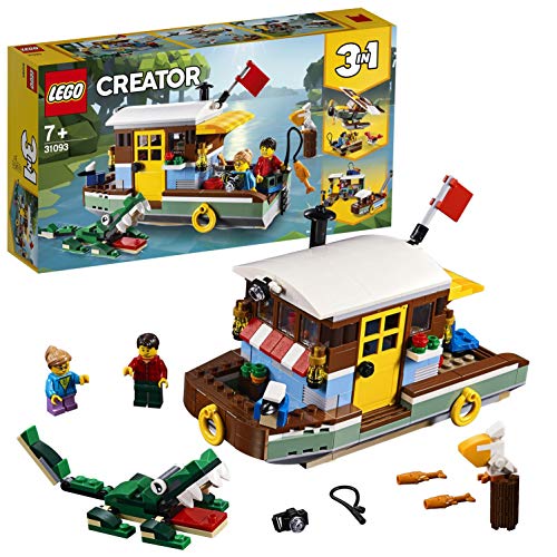 「非常に良い」レゴ(LEGO) クリエイター リバーサイド・ハウスボート 31093 知育玩具 ブロ(中古品)