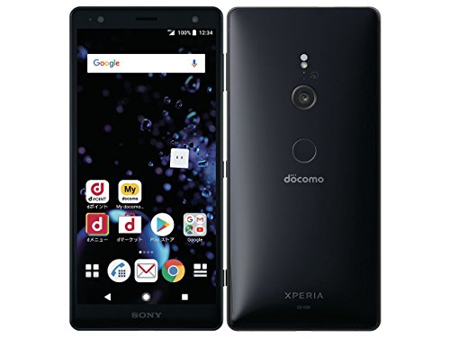 「非常に良い」ドコモ Xperia XZ2 SO-03K　Liquid Black 白ロム(中古品)