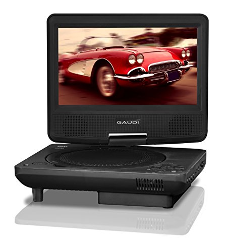 「非常に良い」GAUDI 7型ワイド ポータブルDVDプレーヤー GPD07D1BK(中古品)