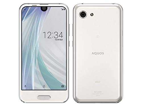 「非常に良い」SHARP au AQUOS R compact SHV41 ムーンホワイト(中古品)