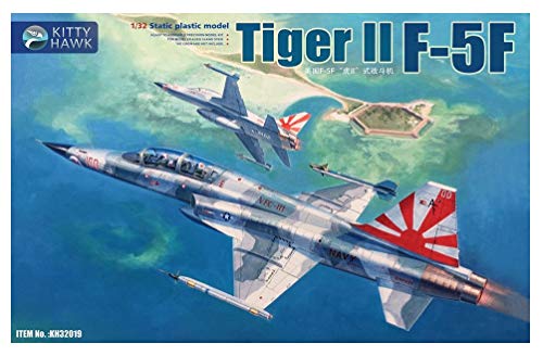 「ほぼ新品」キティホークモデル 1/32 アメリカ海軍 F-5F タイガー2 プラモデル KITKH32(中古品)