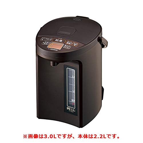 「未使用品」象印 マイコン沸とうVE電気まほうびん 2.2L ブラウンZOJIRUSHI 優湯生(ゆう(中古品)