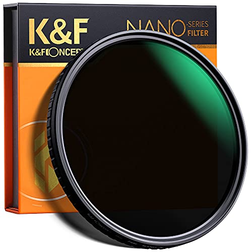 K&F Concept 77mm 可変NDフィルター ND2-ND32 X状ムラなし 日本製AGC光学ガ(中古品)