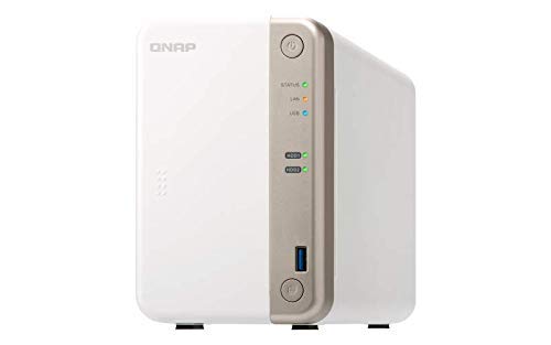 「非常に良い」QNAP (キューナップ) 2ベイ 単体モデル 専用OS QTS搭載 デュアルコア2.0GHz(中古品)