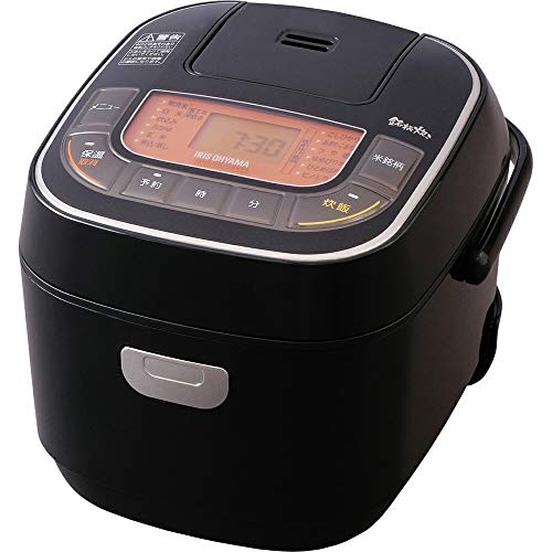 「未使用品」アイリスオーヤマ 炊飯器 3合 マイコン式 31銘柄炊き分け機能 極厚火釜 玄 (中古品)