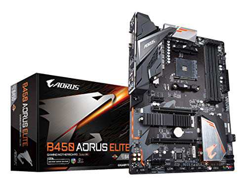 GIGABYTE B450 AORUS ELITE ATX ゲーミングマザーボード [AMD B450チップセ(中古品)の通販は