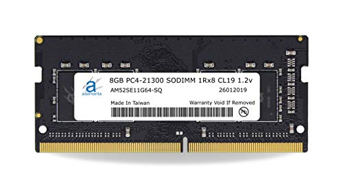 Adamanta 8GB (1x8GB) ノートパソコン メモリアップグレード DDR4 2666Mhz (中古品)の通販は