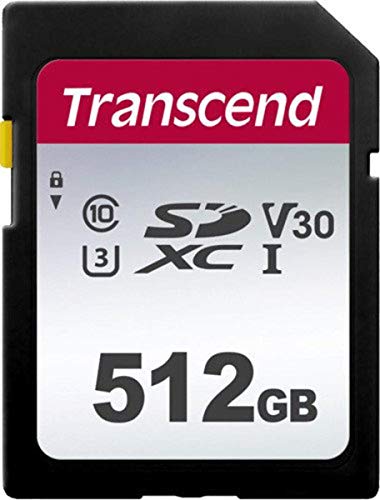 「非常に良い」Transcend SDカード 512GB UHS-I U3 V30 対応 Class10 (最大転送速度95MB/s(中古品)