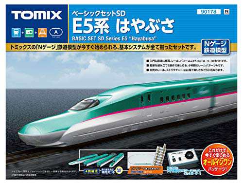 TOMIX Nゲージ ベーシックセットSD E5系はやぶさ 90178 鉄道模型入門セット(中古品)の通販は