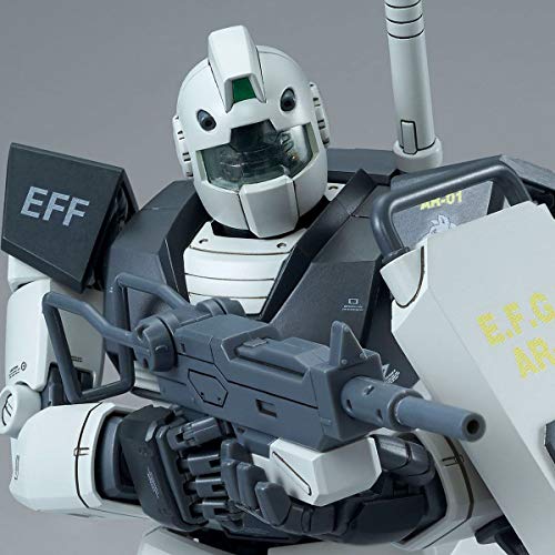 「ほぼ新品」MG 1/100 ジム (ホワイト・ディンゴ隊仕様)(ホビーオンラインショップ限定)(中古品)
