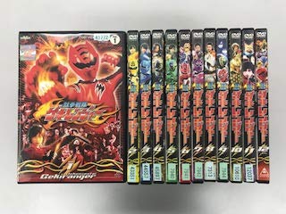 「非常に良い」獣拳戦隊ゲキレンジャー  レンタル落ち 全12巻セット(中古品)