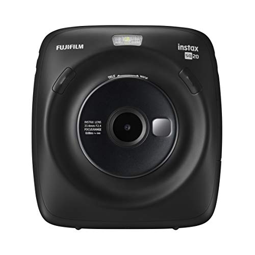 「非常に良い」FUJIFILM ハイブリッドインスタントカメラ instax SQUARE SQ20 マットブラ (中古品)