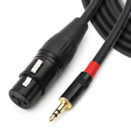 NANYI 3.5mmステレオXLR (メス)マイクケーブル マイク用またはプロ録音用 M(中古品)の通販は