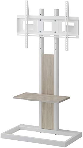 ハヤミ 壁寄せテレビスタンド ~65Ｖ型対応 パイプと木を組み合わせたハイブ(中古品)