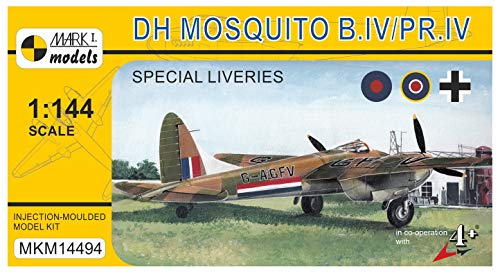 「ほぼ新品」マーク1 1/144 イギリス海外航空 D.H.モスキート B.4/PR.4 スペシャル リバ(中古品)