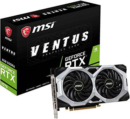 MSI GeForce RTX 2070 VENTUS 8G グラフィックスボード VD6826(中古品)