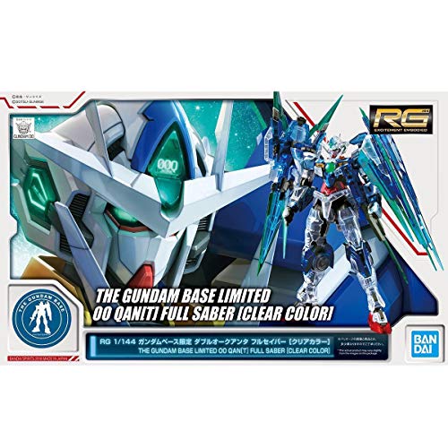 「未使用品」RG 1/144 ガンダムベース限定 ダブルオークアンタ フルセイバー [クリアカ (中古品)