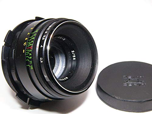 「ほぼ新品」Helios-44-2 2/58mm レンズ PLマウントレッドワン付き、到着完全CLA。(中古品)