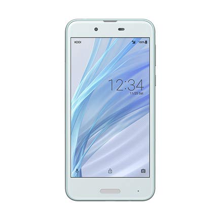 SIMフリー UQ AQUOS sense SHV40 エアリー ブルー 白ロム(中古品