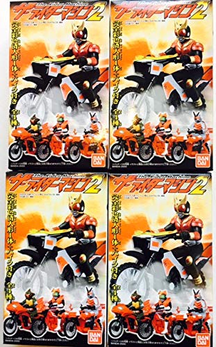 「ほぼ新品」ザ・ライダーマシン2 全4種 バンダイ（絶版品）食玩(中古品)