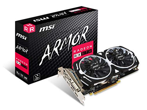 「非常に良い」MSI Radeon RX 570 ARMOR 8G グラフィックスボード VD6851(中古品)
