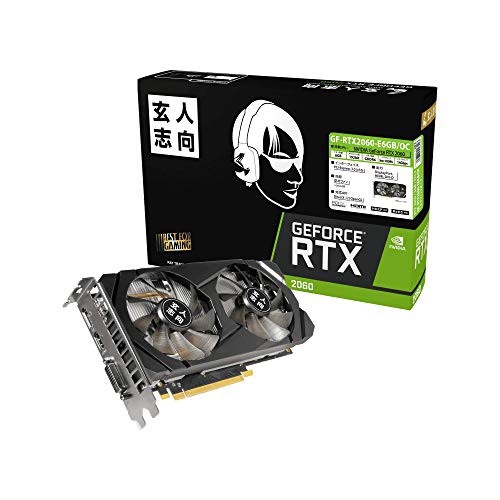 玄人志向 NVIDIA GeForce RTX 2060 搭載 グラフィックボード 6GB