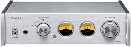 TEAC プリメインアンプ XLRバランス入力搭載 シルバー AX-505-S(中古品)