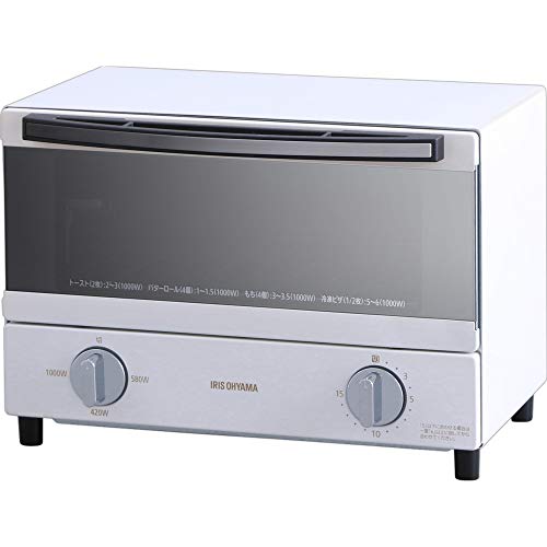 「ほぼ新品」アイリスオーヤマ スチーム オーブントースター 2枚 焼き 温度調節 トレー (中古品) 8,585円