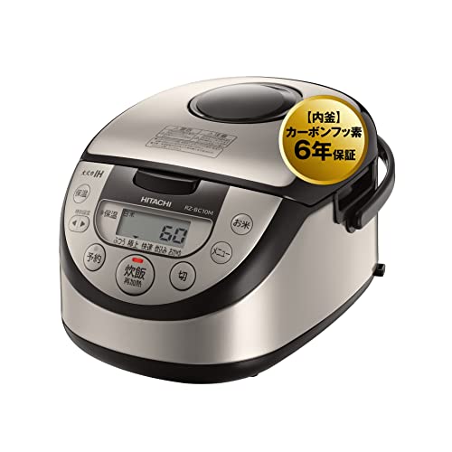 日立 炊飯器 5.5合 IH式 取っ手付き黒釜 RZ-BC10M S シルバー(中古品)の通販は