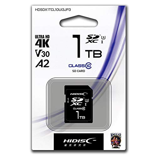 HIDISC SDXCカード 1TB CLASS10 UHS-1対応 HDSDX1TCL10UIJP3(中古品)
