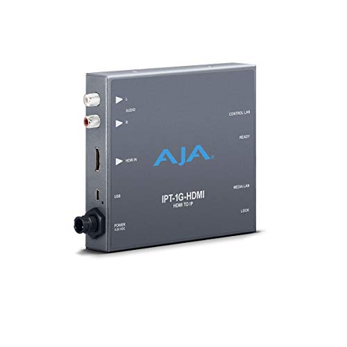 AJA IPT-1G-HDMI HDMI - JPEG 2000 IP ビデオとオーディオコンバーター(中古品)