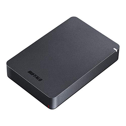 「非常に良い」BUFFALO USB3.1(Gen.1)対応 耐衝撃ポータブルHDD 4TB ブラック HD-PGF4.0U3(中古品)