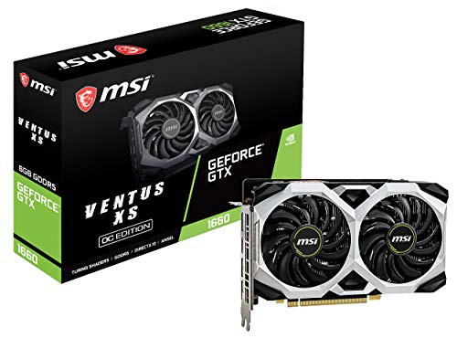 MSI GeForce GTX 1660 VENTUS XS 6G OC グラフィックスボード VD7292(中古品)の通販は 57,482円