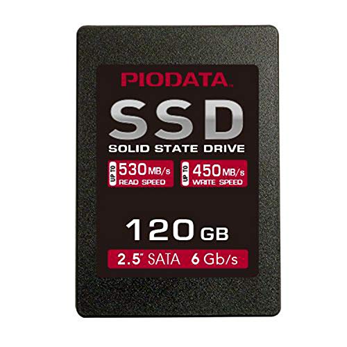 「未使用品」PioData SSD 120GB 内蔵ソリッドステートドライブ - SATA III 6 Gb/s 2.5イ(中古品)