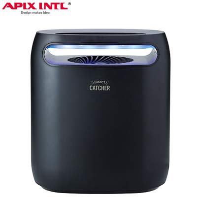 アピックス LED蚊取り捕虫器 AIC-10X-BK ブラック APIX(中古品)