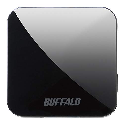「非常に良い」BUFFALO 無線LAN親機 11ac/n/a/g/b 433/150Mbps トラベルルーター ブラック(中古品)